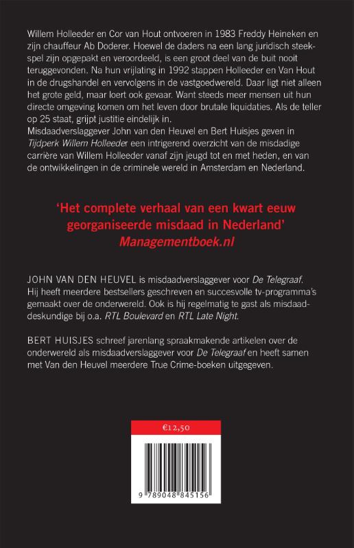 Achterkant van Tijdperk Willem Holleeder