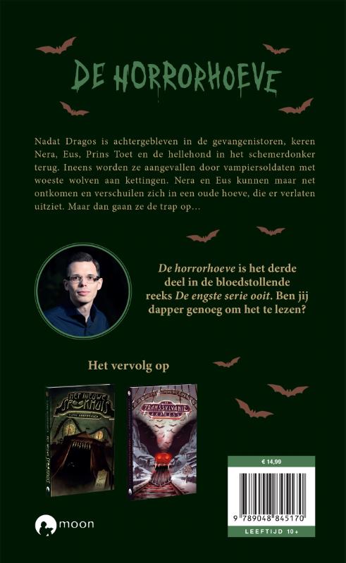 Achterkant van De horrorhoeve
