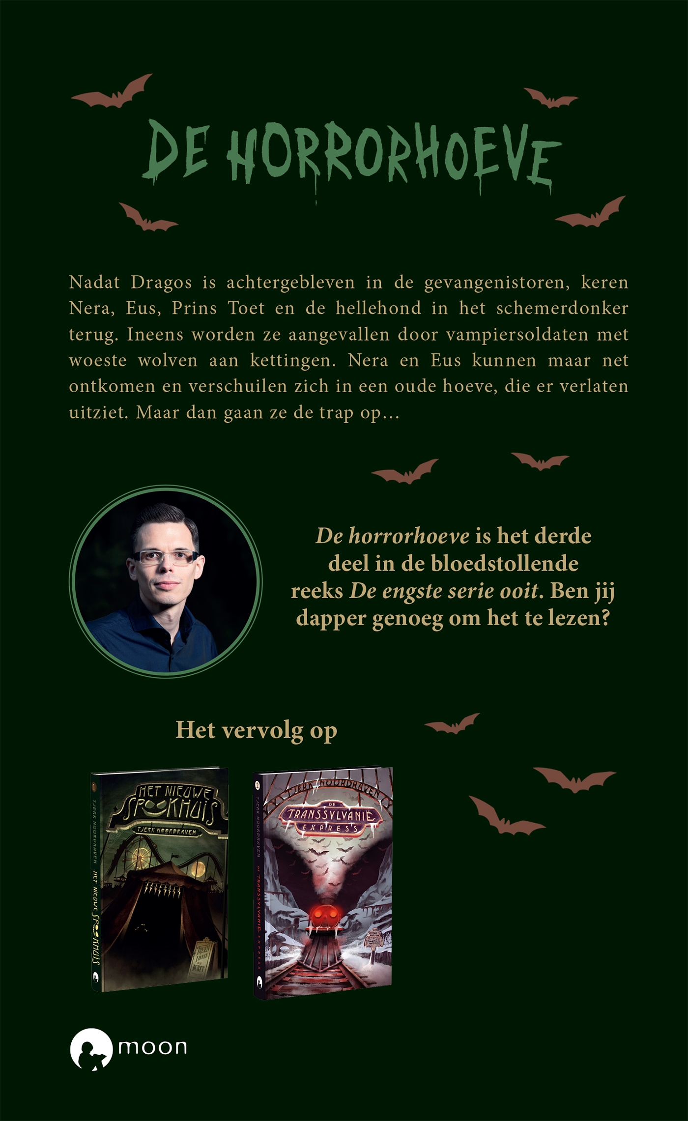 Achterkant van De horrorhoeve