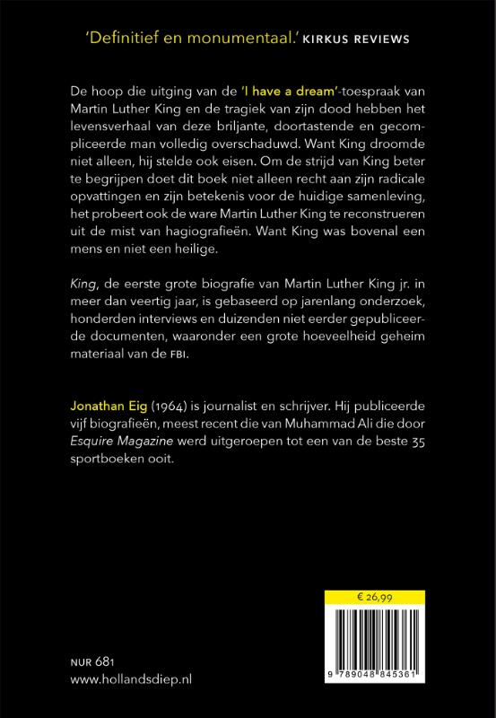 Achterkant van King