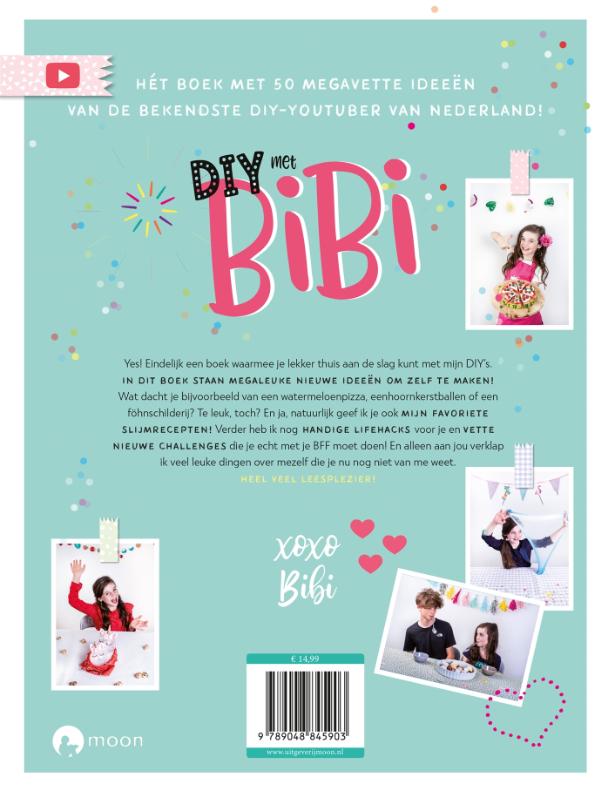 Achterkant van DIY met Bibi