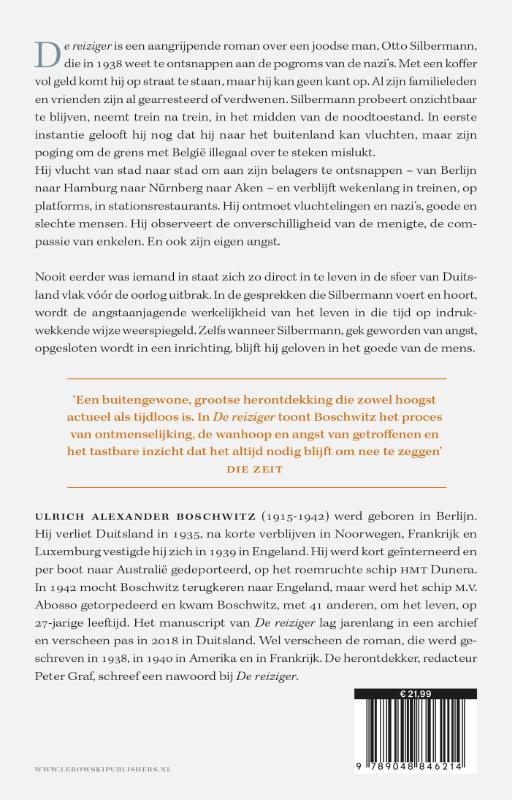 Achterkant van De reiziger