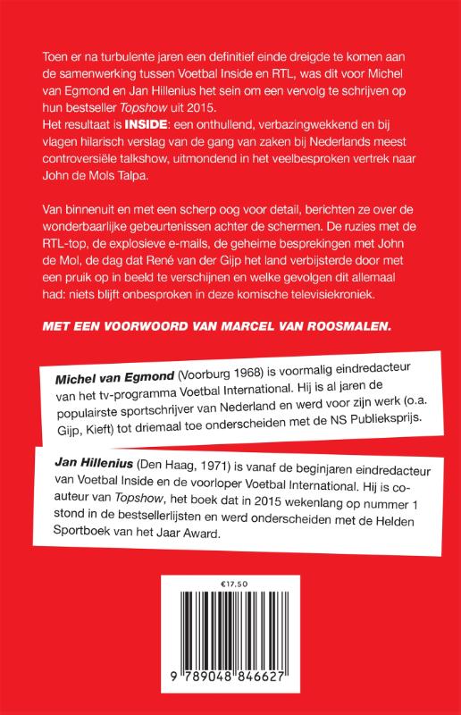Achterkant van Inside