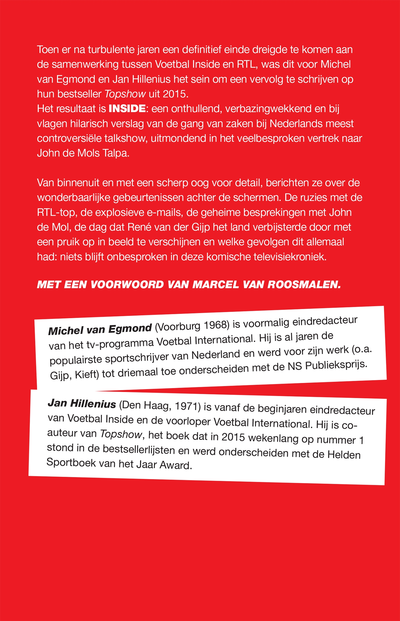 Achterkant van Inside