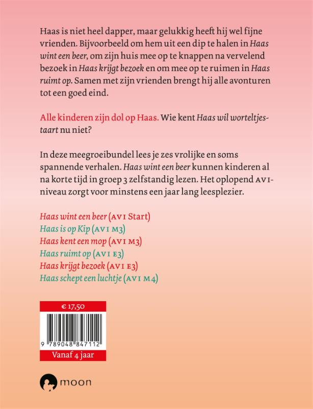 Achterkant van Haas en zijn vrienden