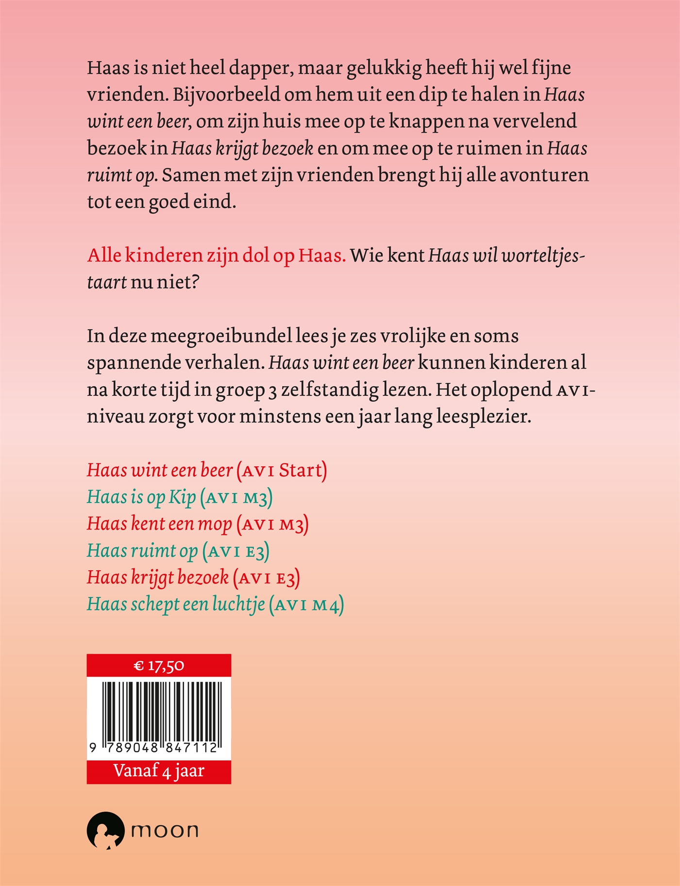 Achterkant van Haas en zijn vrienden