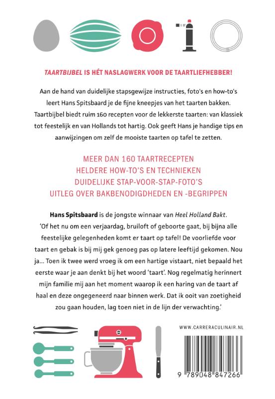 Achterkant van Taartbijbel