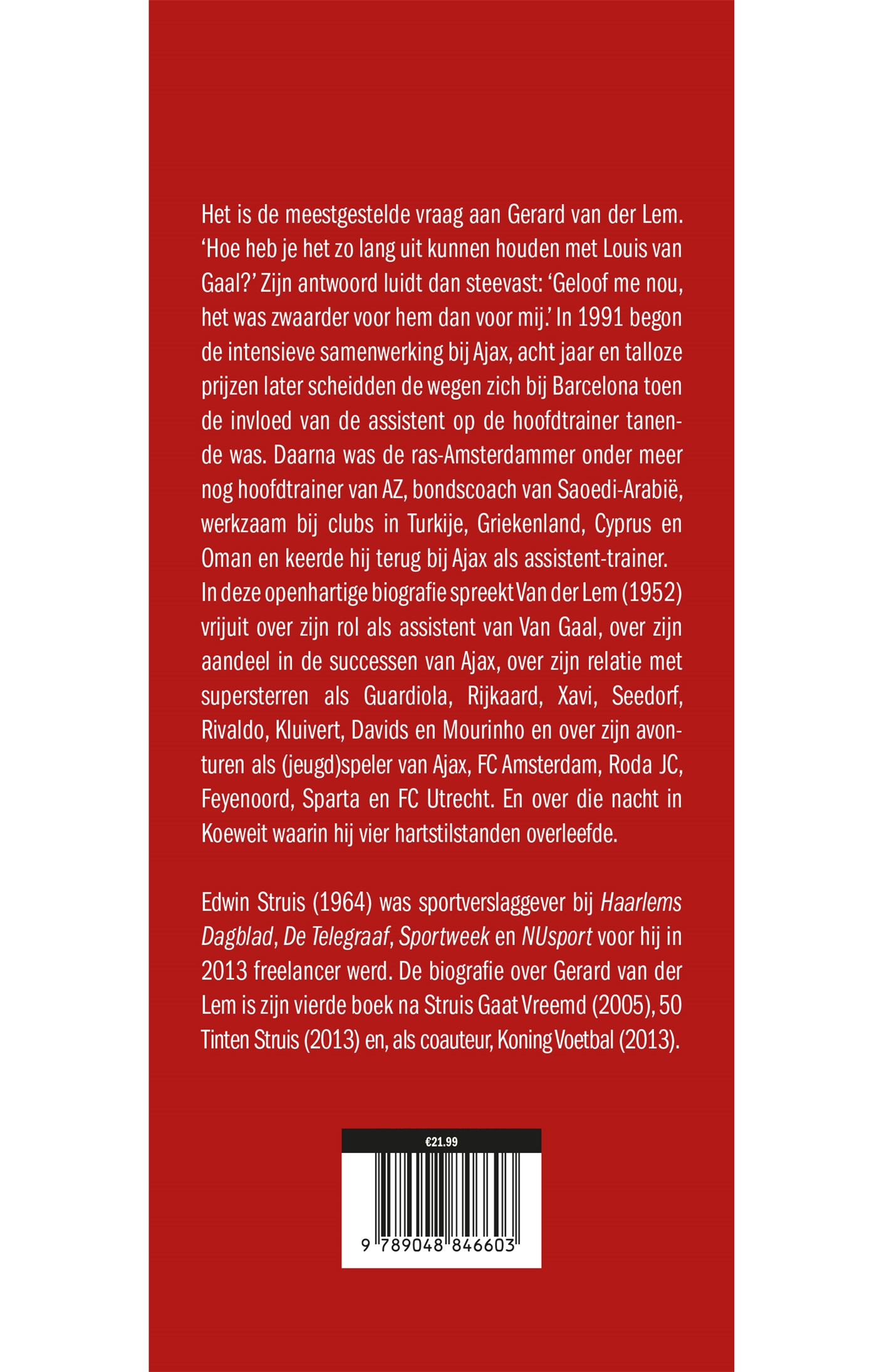Achterkant van Gerard van der Lem