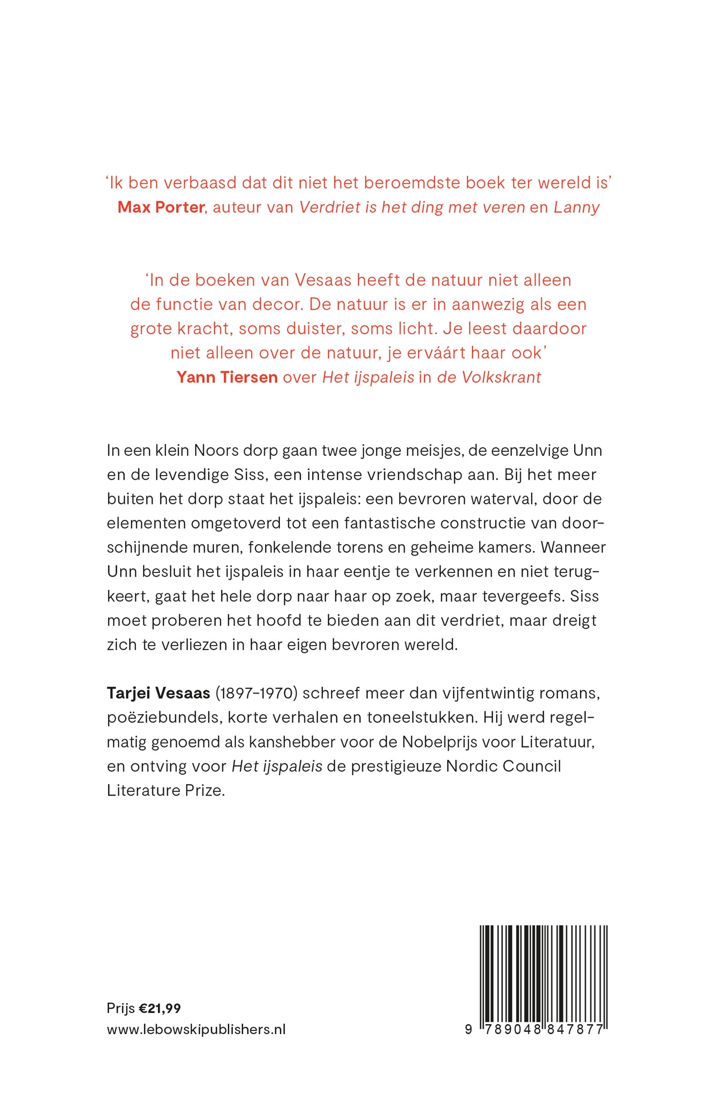 Achterkant van Het ijspaleis