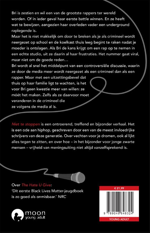 Achterkant van Niet te stoppen