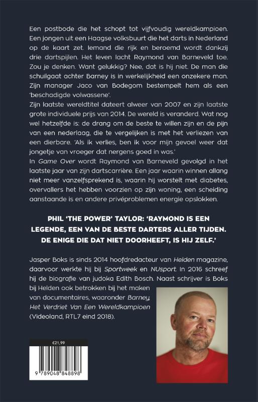 Achterkant van Game Over
