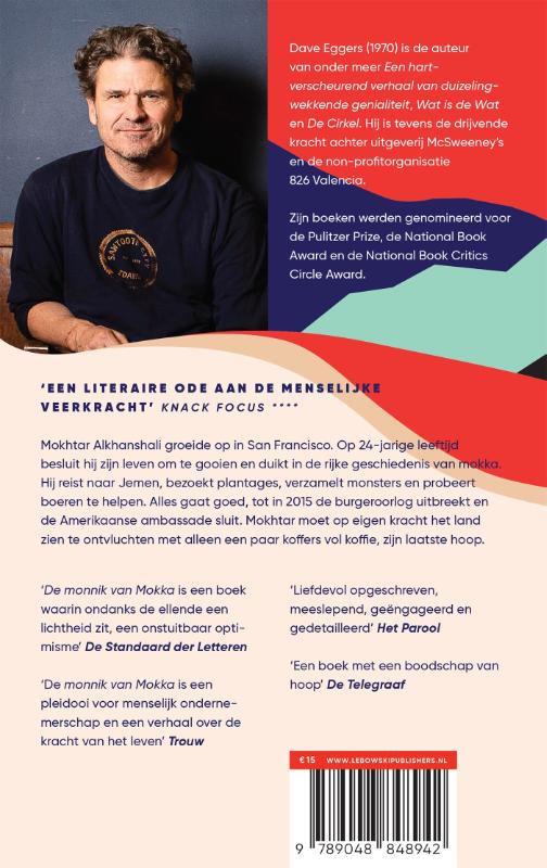 Achterkant van De monnik van Mokka