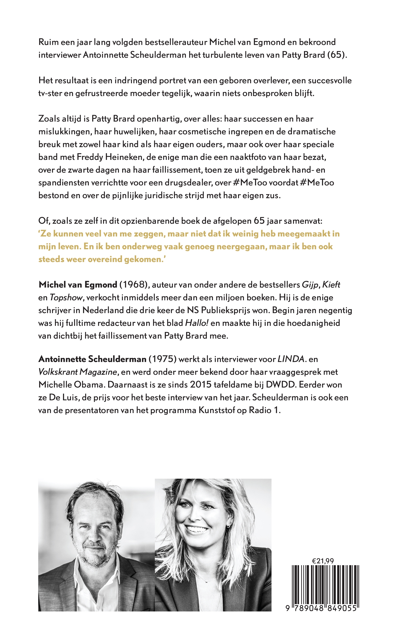 Achterkant van Patty
