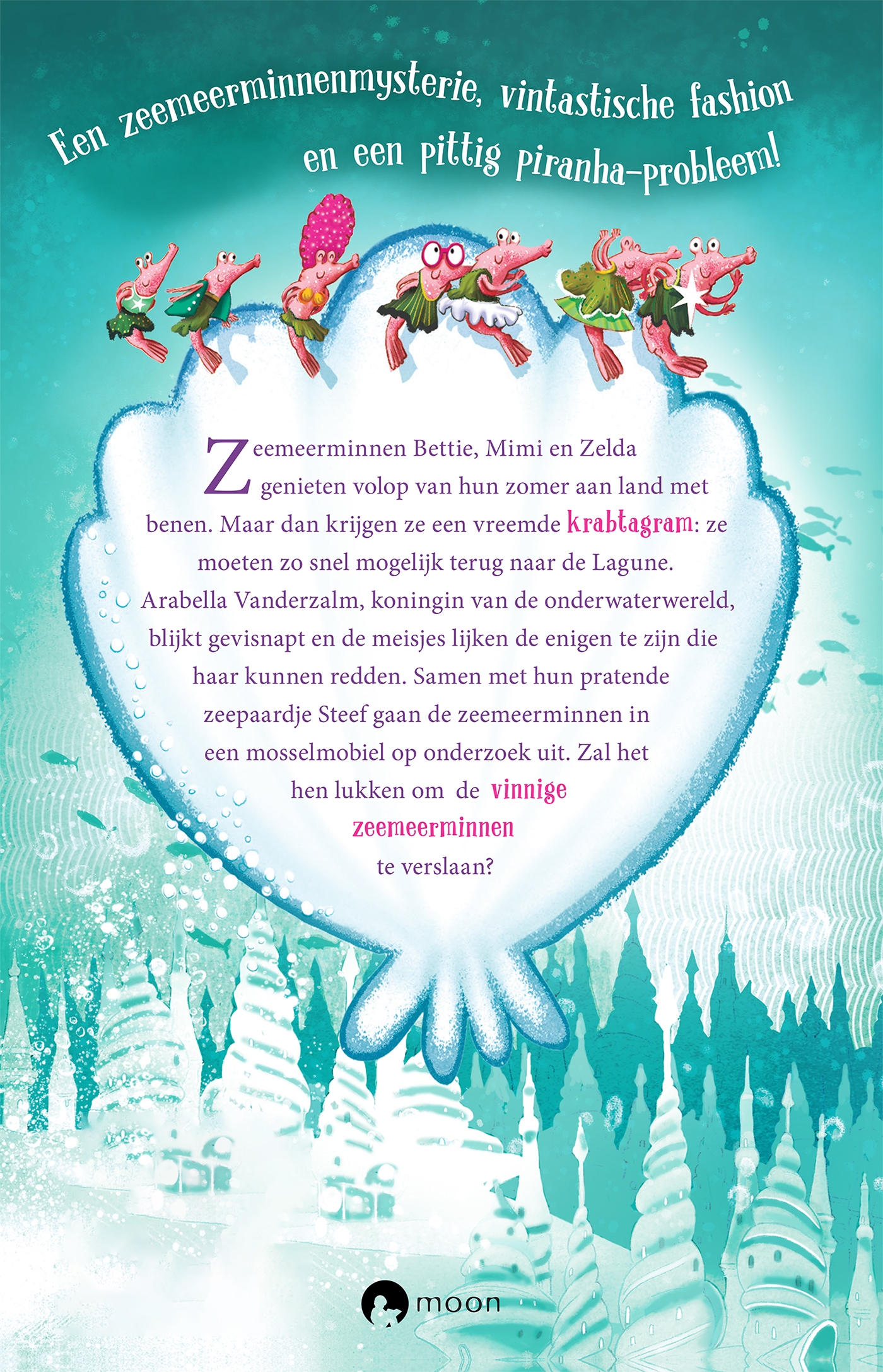 Achterkant van Vinnige zeemeerminnen