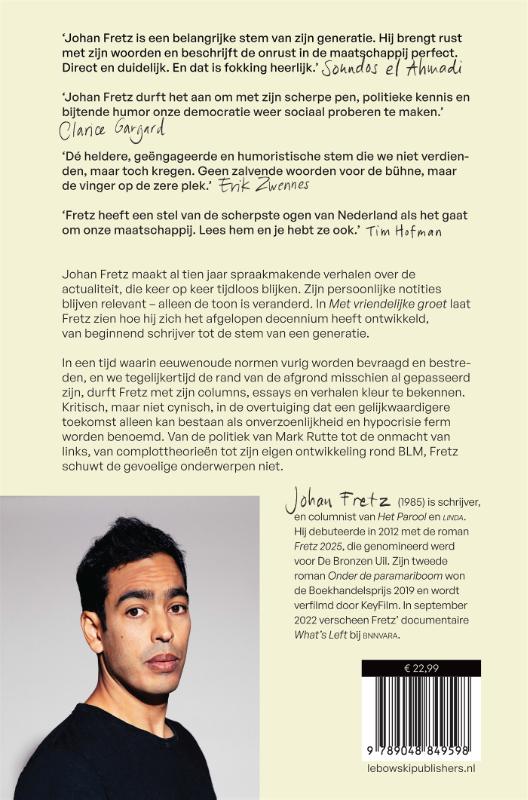 Achterkant van Met vriendelijke groet