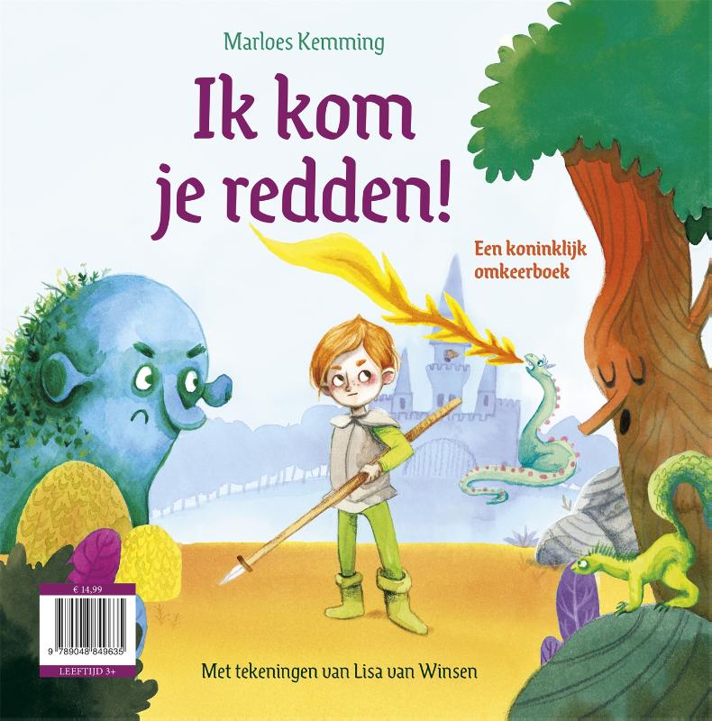 Achterkant van Ik kom je redden!