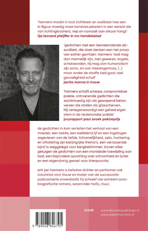 Achterkant van KOM