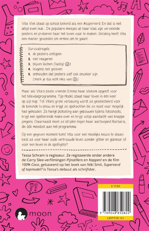 Achterkant van Supernerd of topmodel?