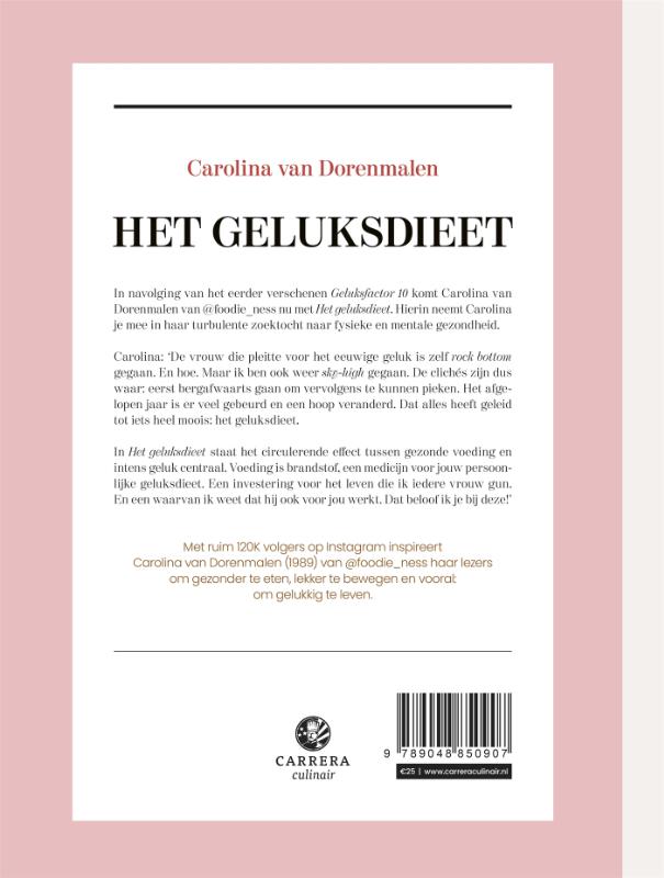 Achterkant van Het geluksdieet