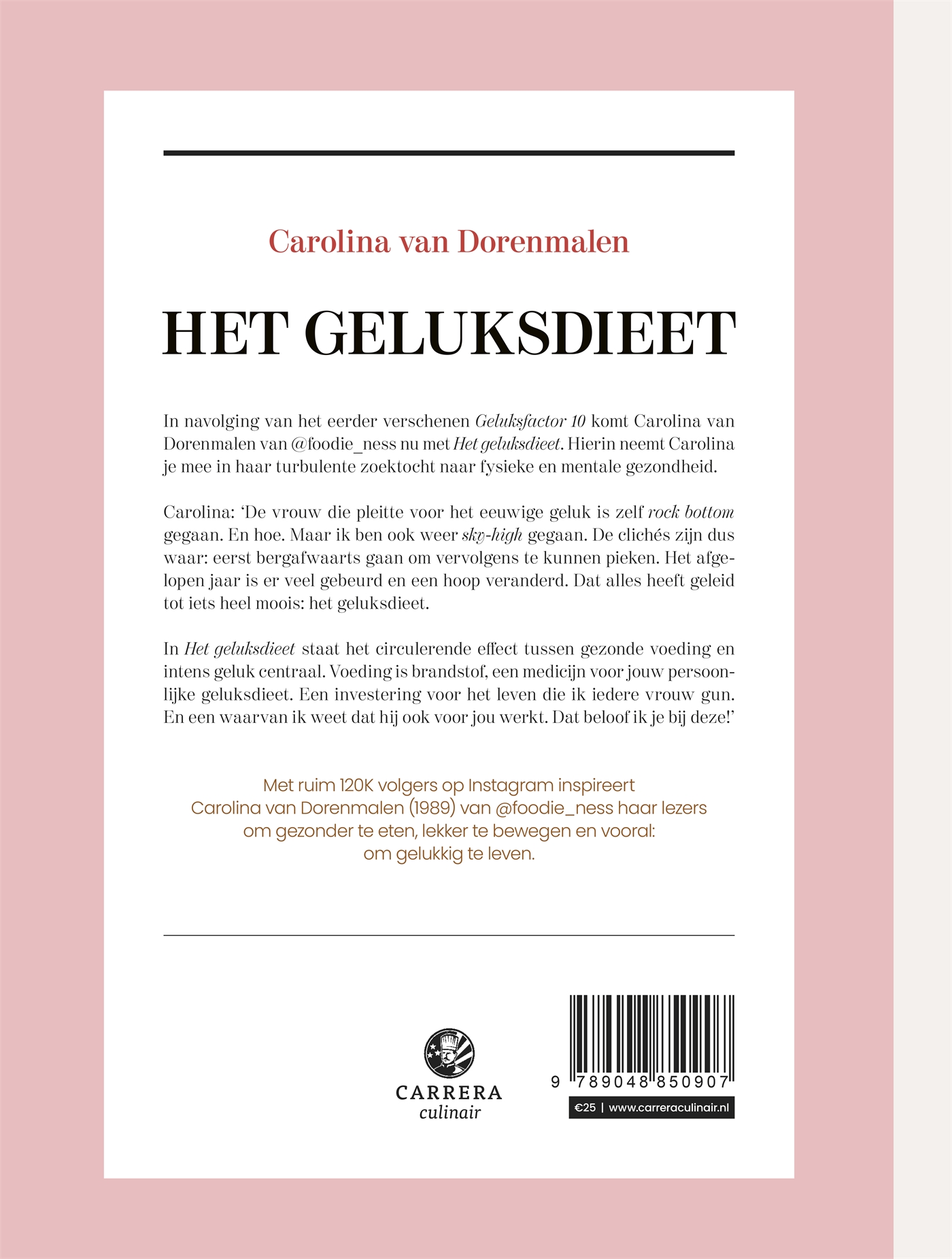 Achterkant van Het geluksdieet