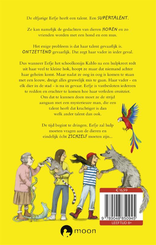 Achterkant van Eefje en de dieren