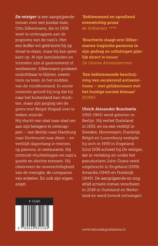 Achterkant van De reiziger