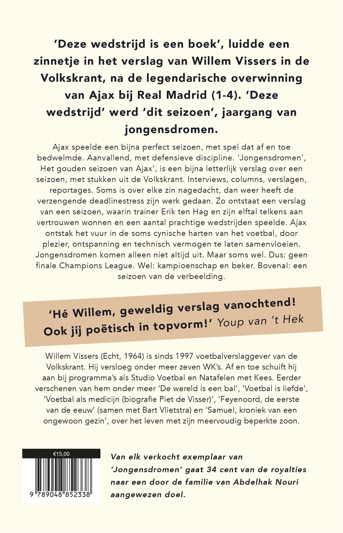 Achterkant van Jongensdromen