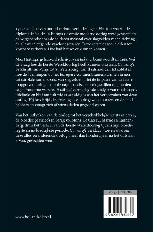 Achterkant van Catastrofe