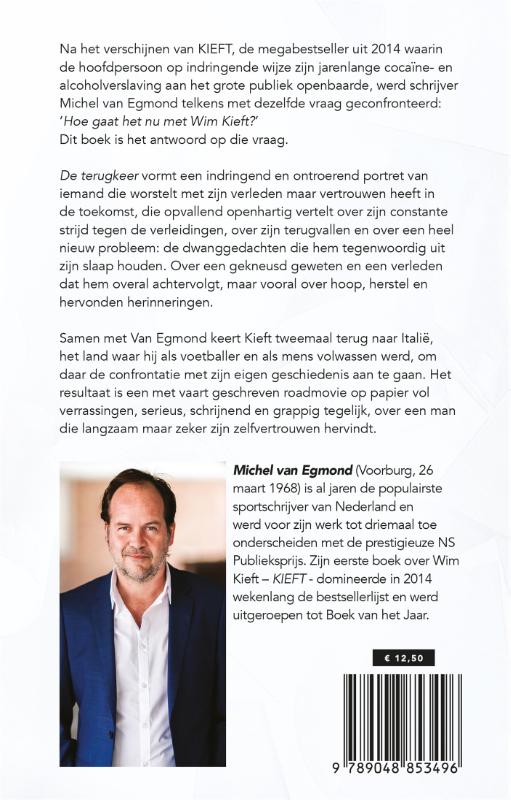 Achterkant van Wim Kieft