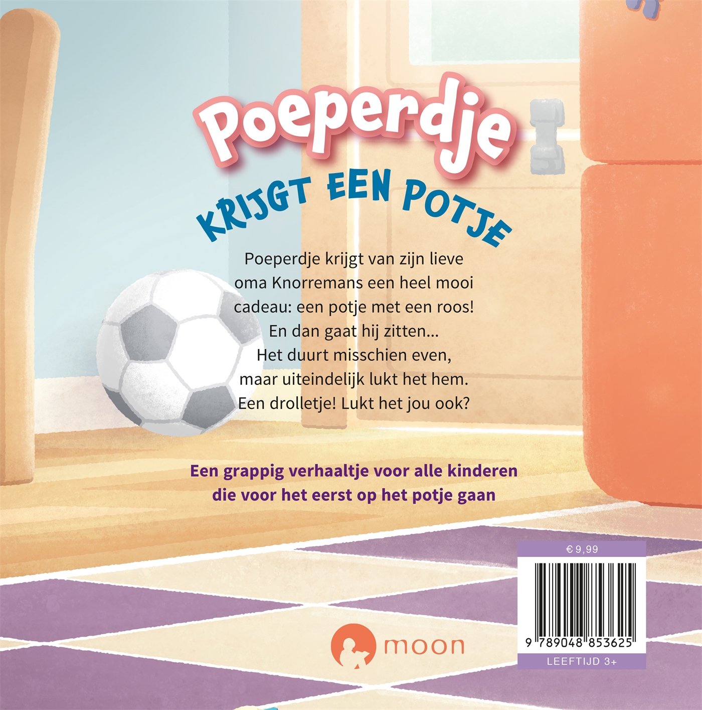 Achterkant van Poeperdje krijgt een potje