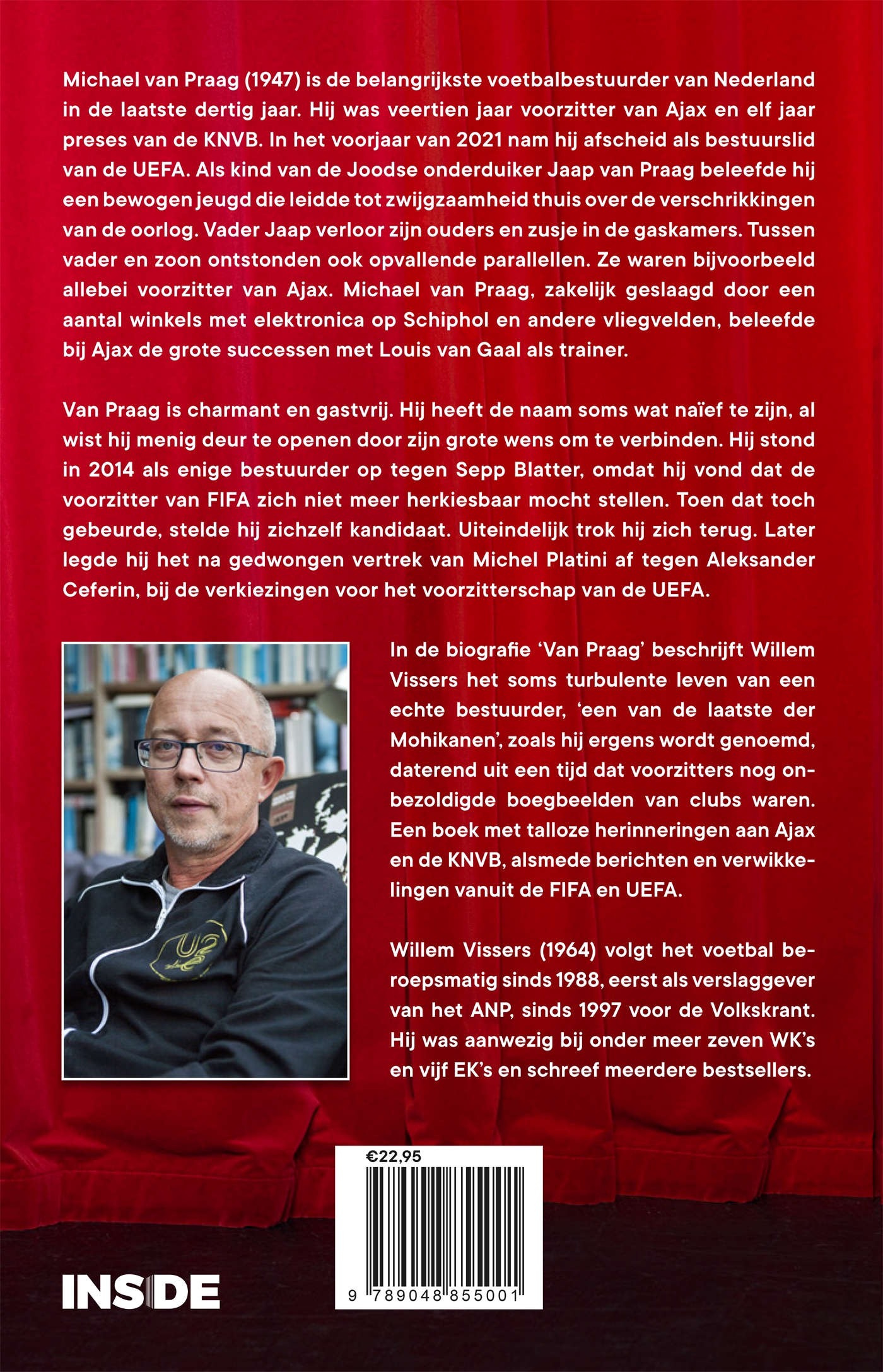 Achterkant van Van Praag