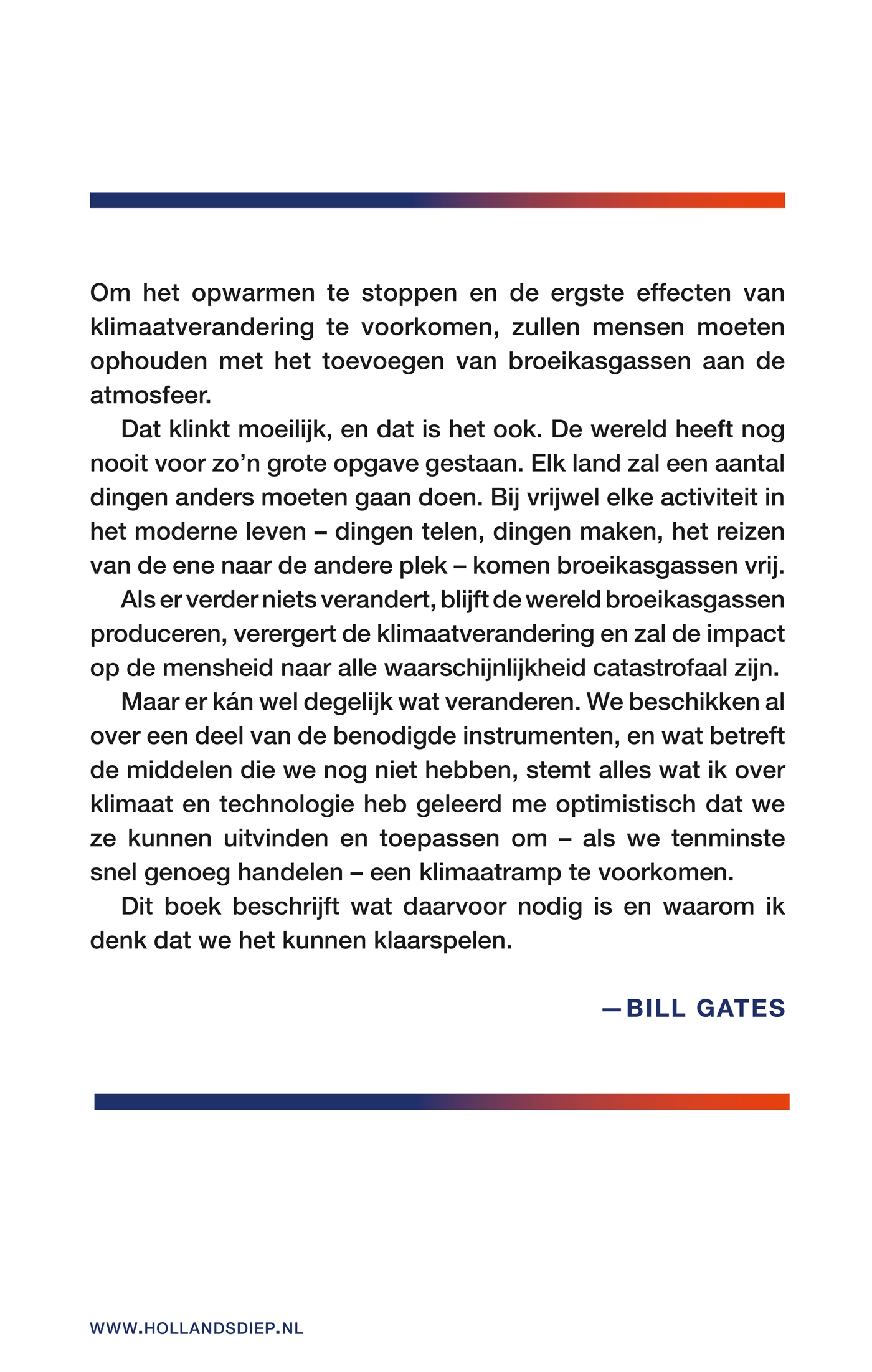 Achterkant van Hoe we een klimaatramp kunnen vermijden