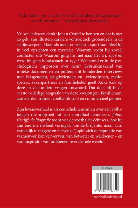 Achterkant van Johan Cruijff
