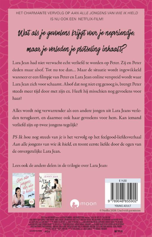 Achterkant van PS Ik hou nog steeds van je