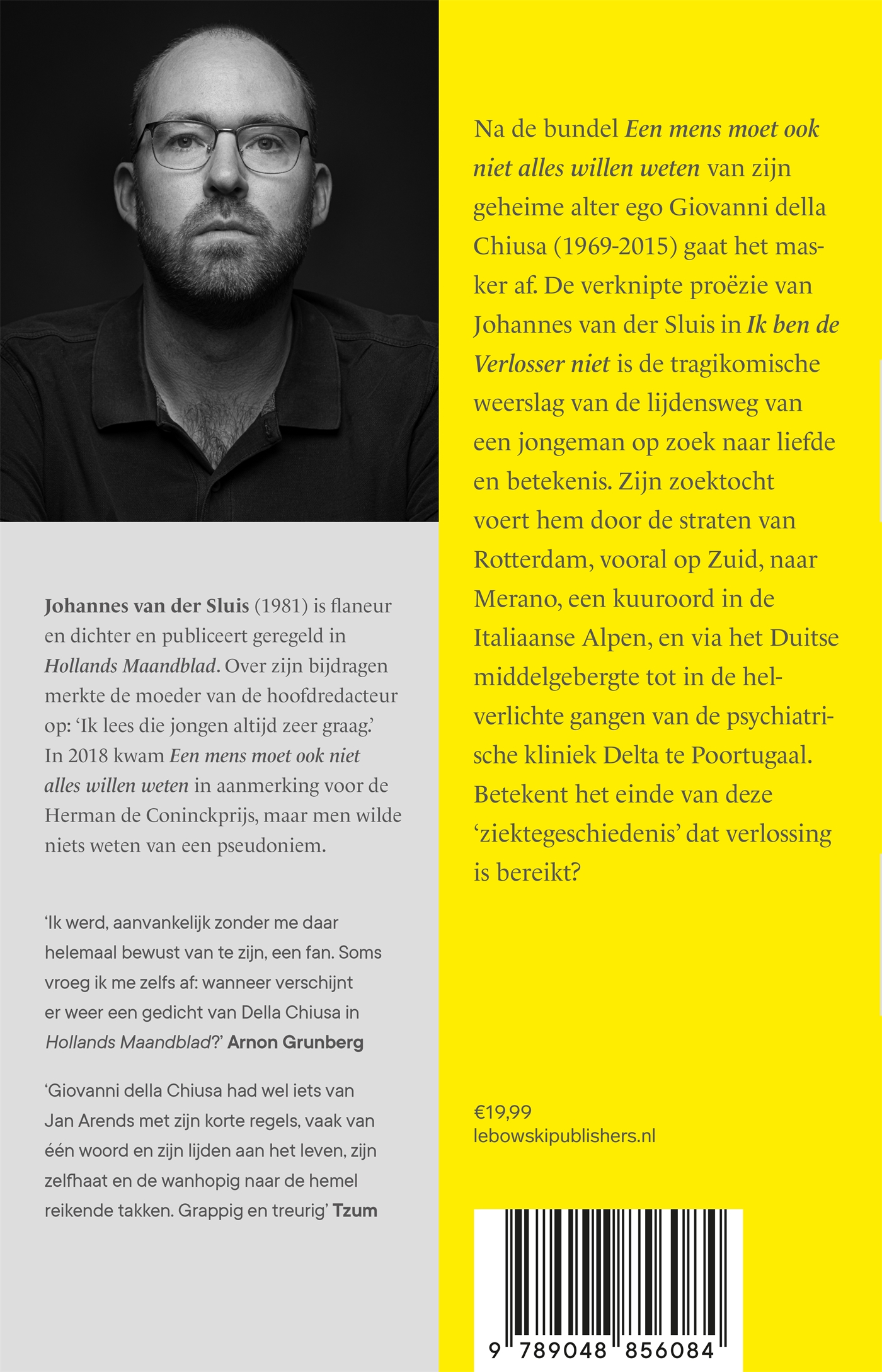 Achterkant van Ik ben de Verlosser niet
