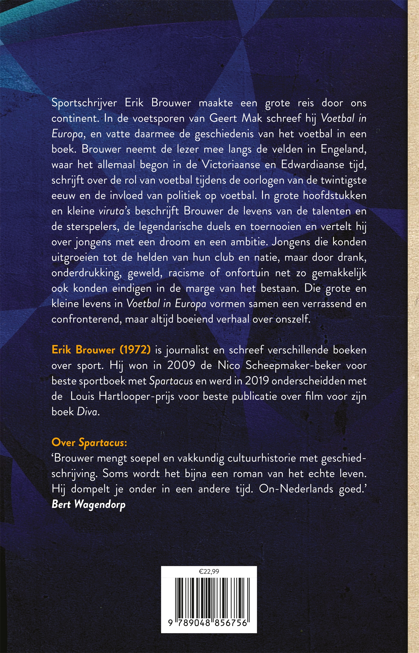 Achterkant van Voetbal in Europa