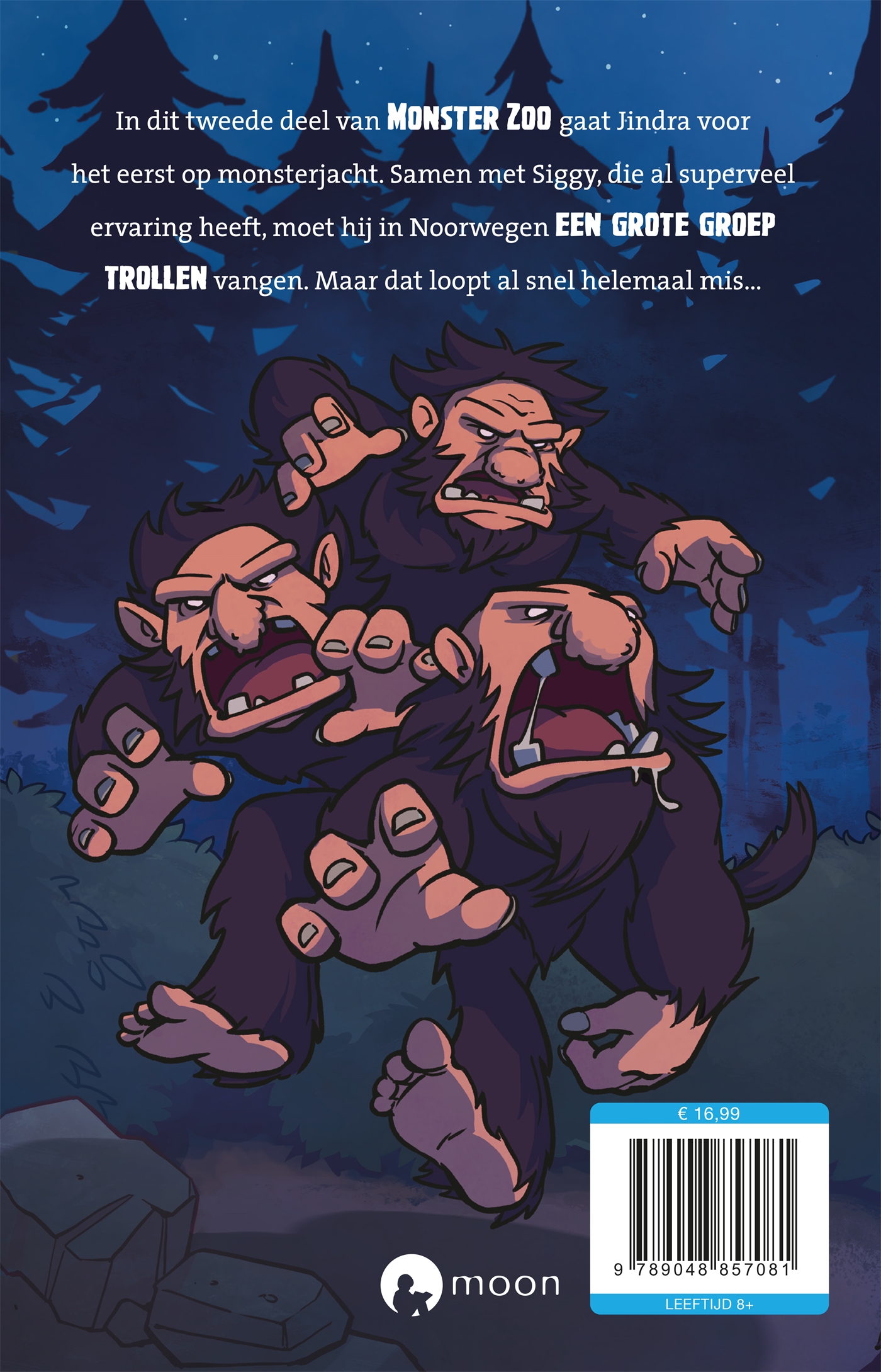 Achterkant van Monster Zoo 2
