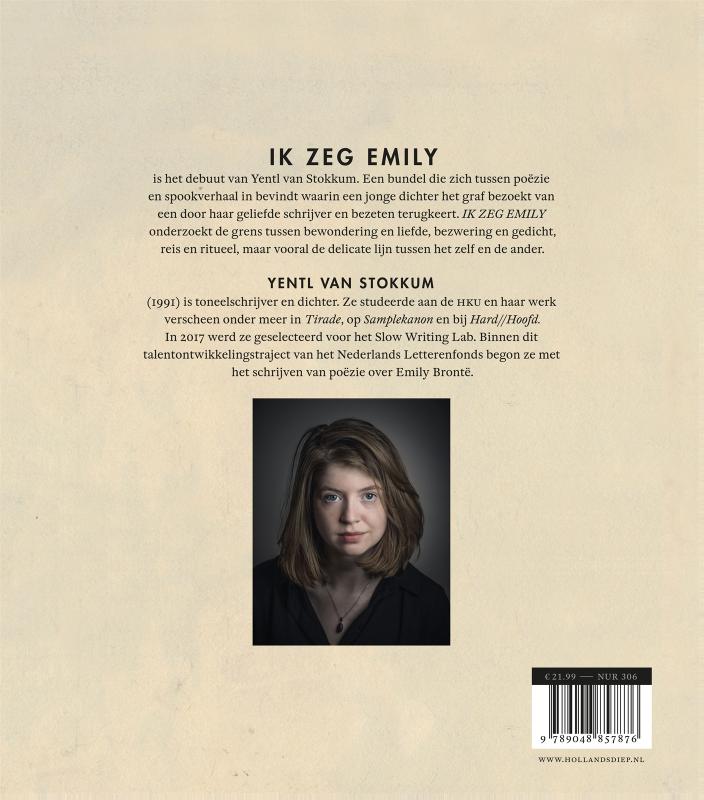 Achterkant van Ik zeg Emily