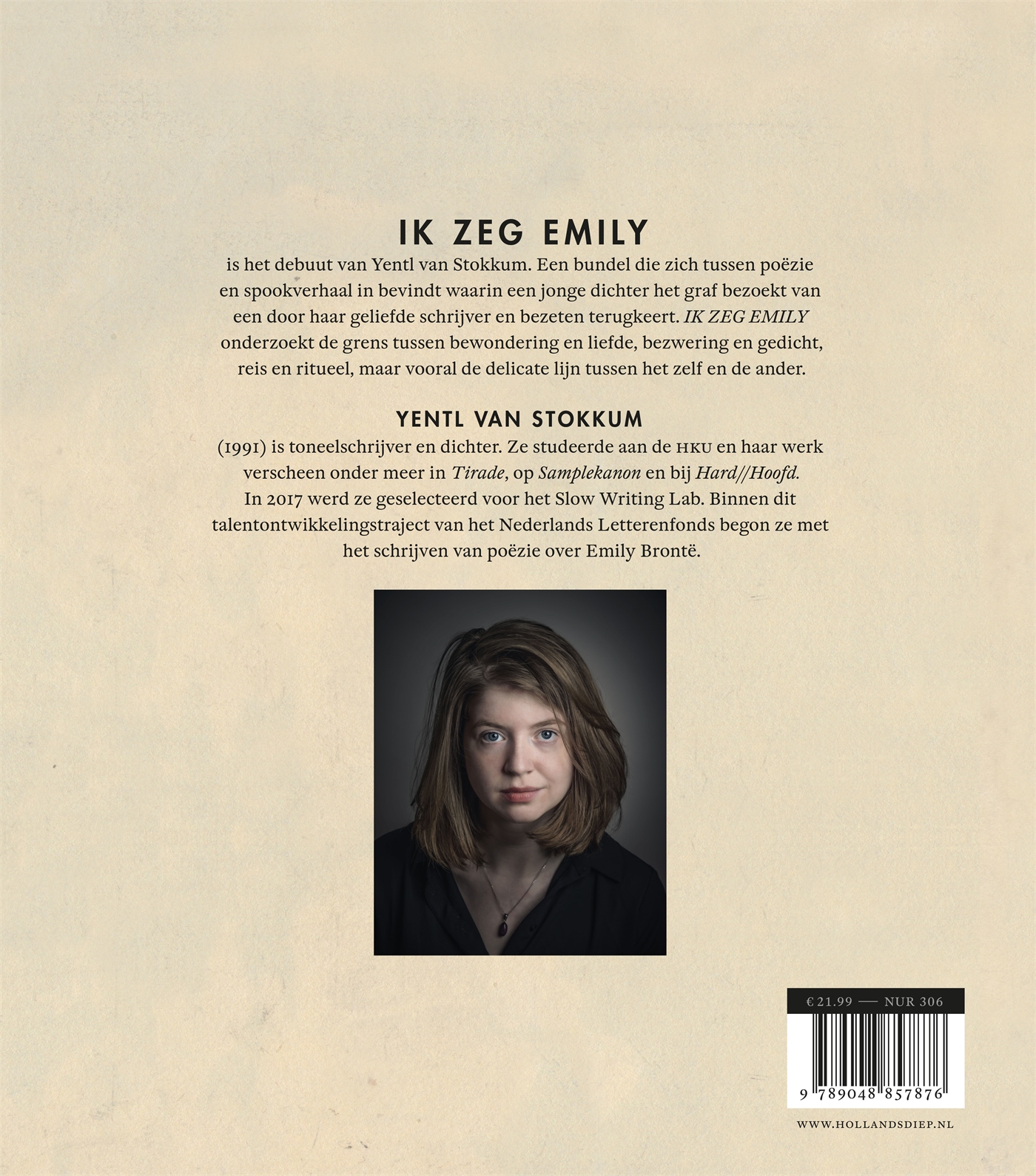 Achterkant van Ik zeg Emily