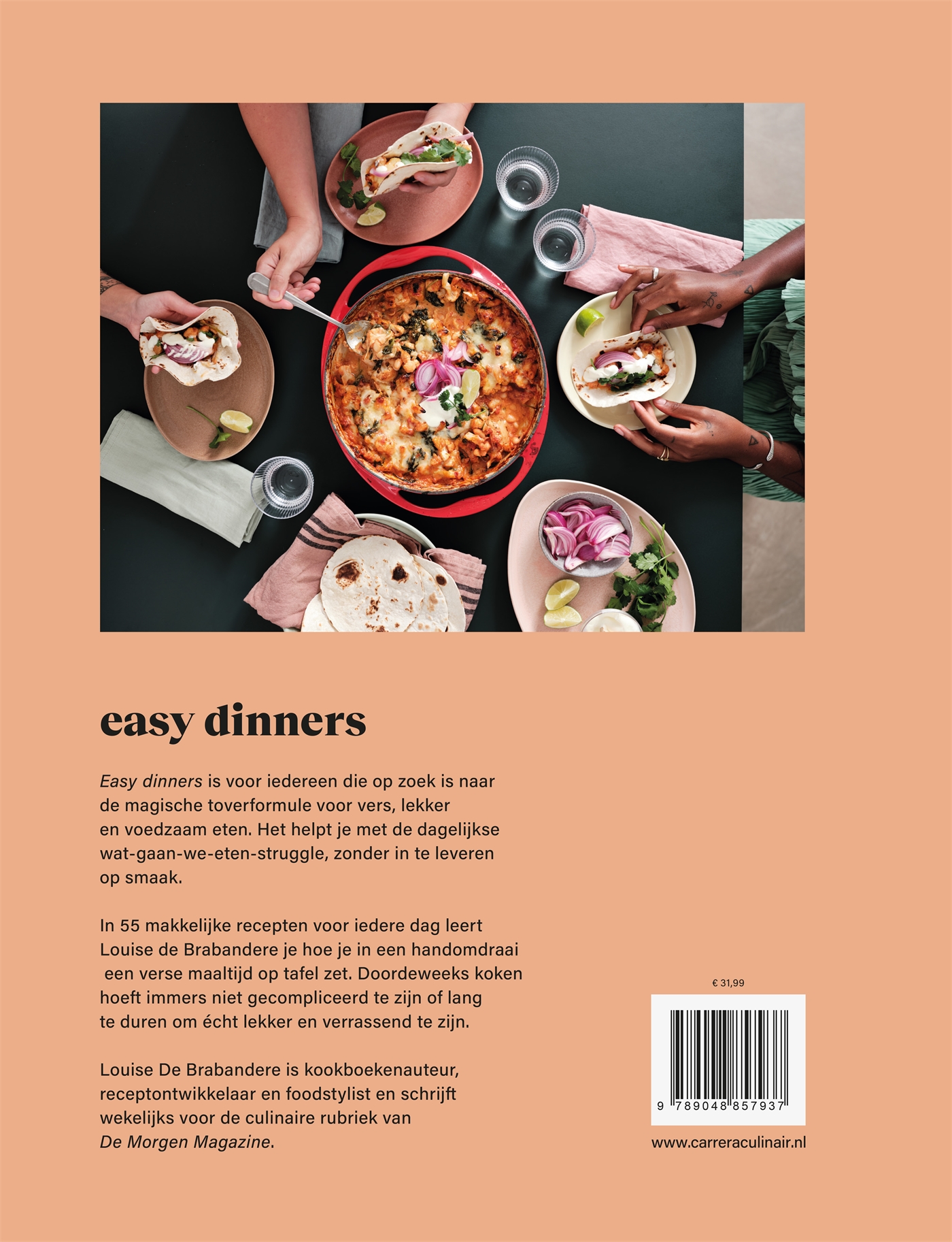 Achterkant van Easy dinners