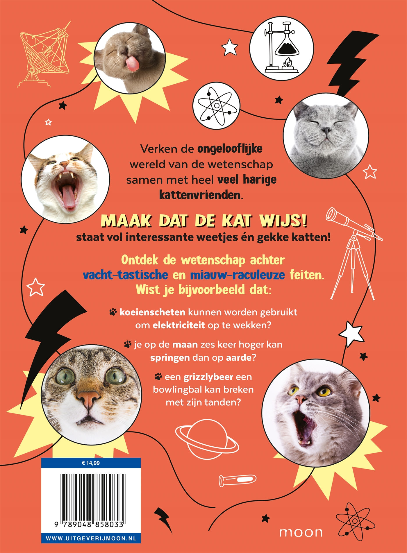 Achterkant van Maak dat de kat wijs!