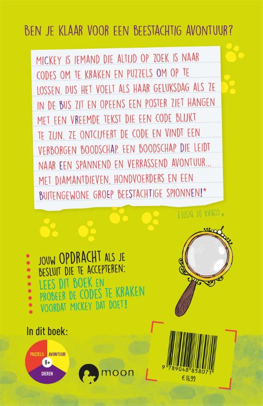 Achterkant van Mickey en de beestachtige spionnen