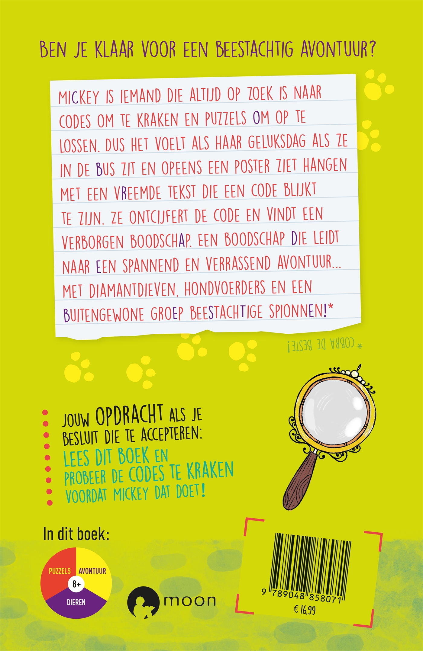 Achterkant van Mickey en de beestachtige spionnen