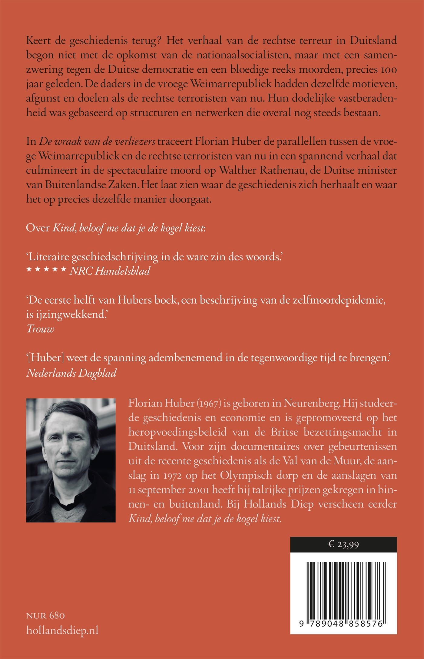 Achterkant van De wraak van de verliezers