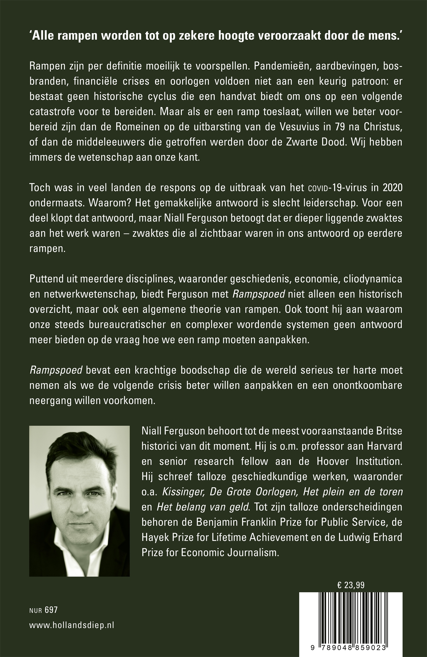 Achterkant van Rampspoed