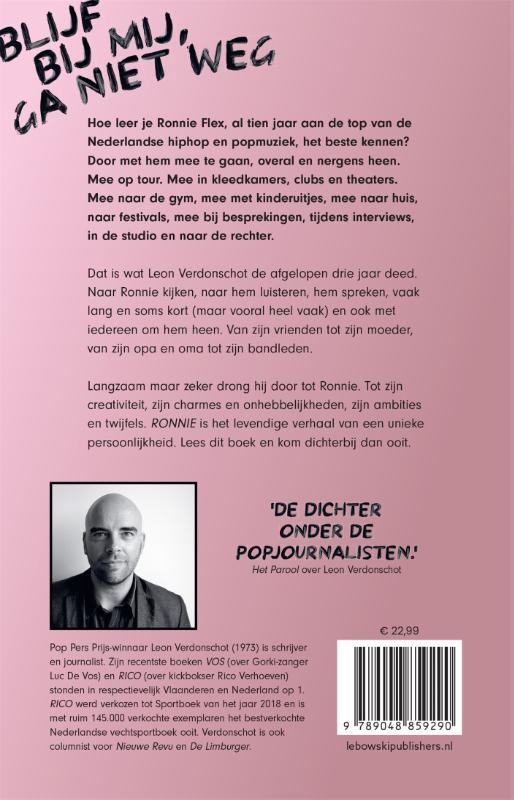 Achterkant van Ronnie