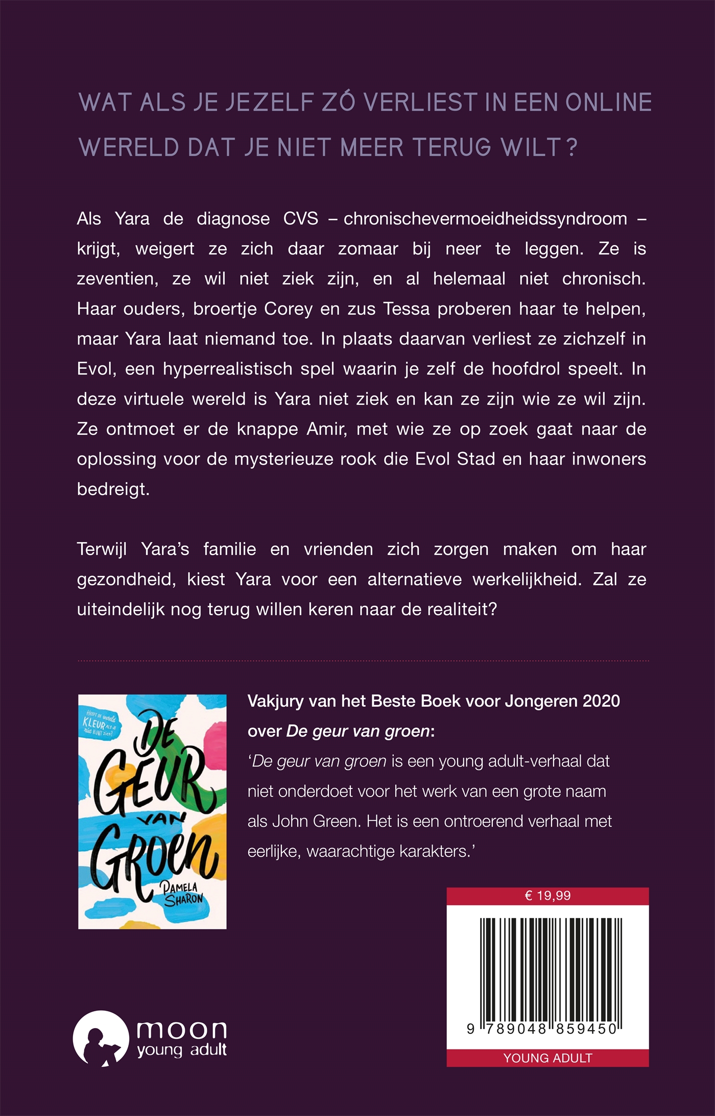 Achterkant van Wie ik gisteren was