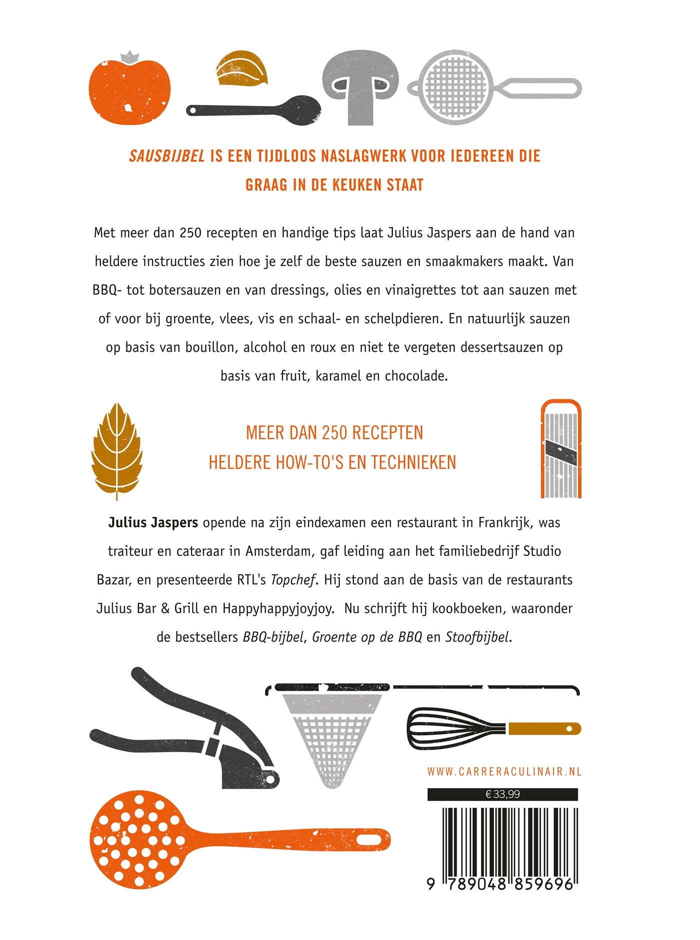 Achterkant van Sausbijbel