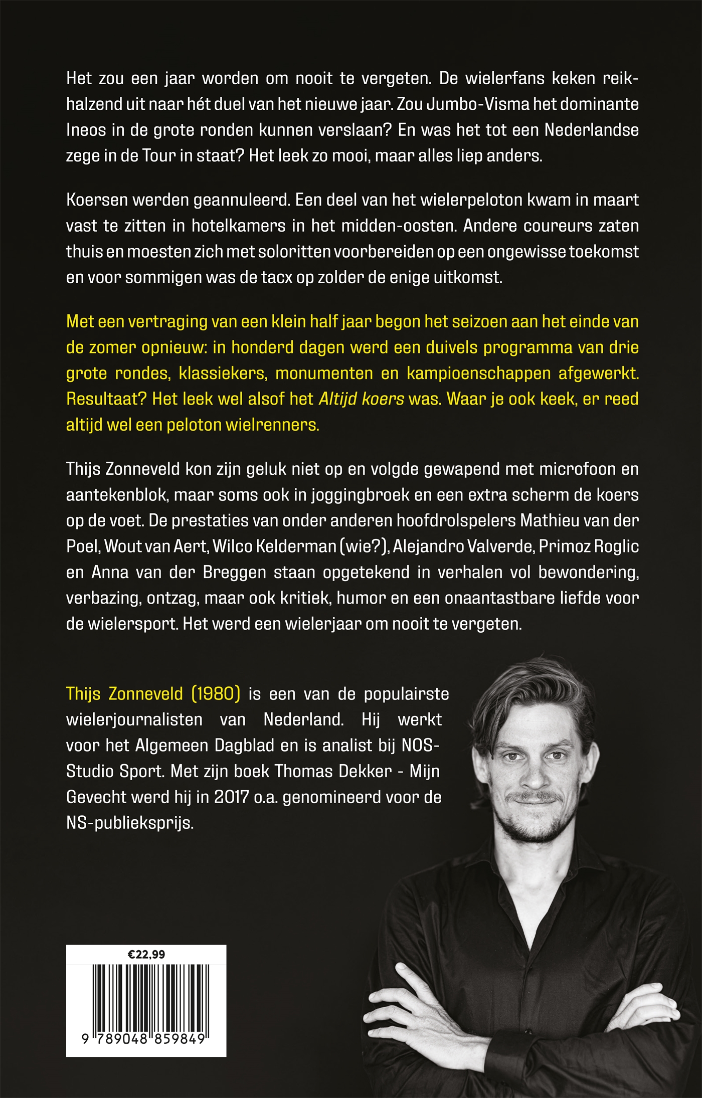 Achterkant van Altijd koers