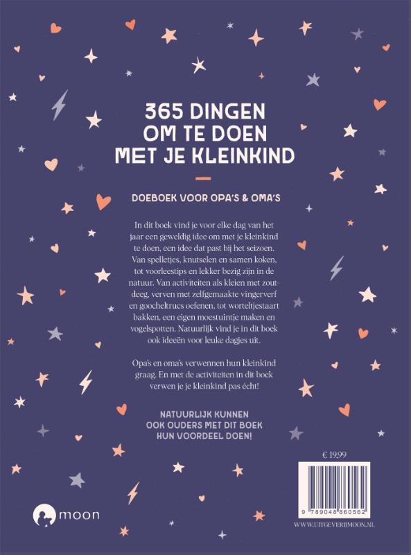 Achterkant van 365 dingen om te doen met je kleinkind